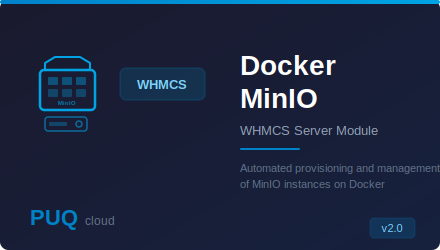 Docker MinIO WHMCS module | Documentation