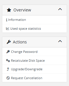 Disk statistics - daily usage