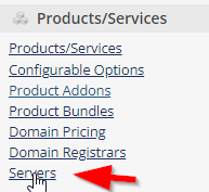 Navigate to Servers and click Add New Server