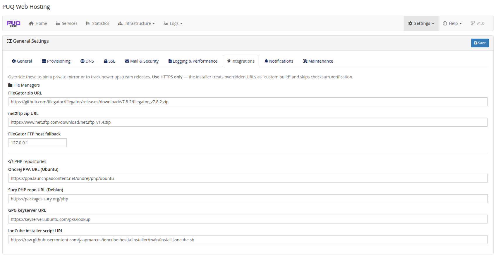 Integrations