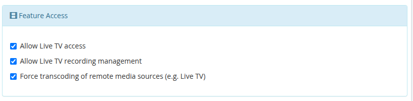 Feature Access