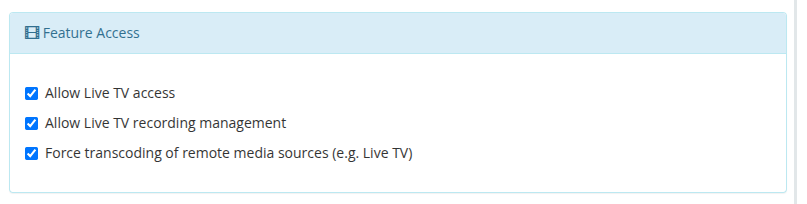 Feature Access