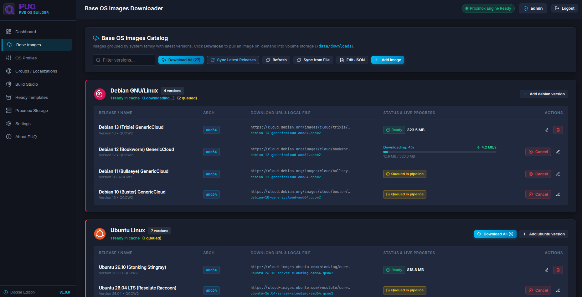 Base Images Catalog