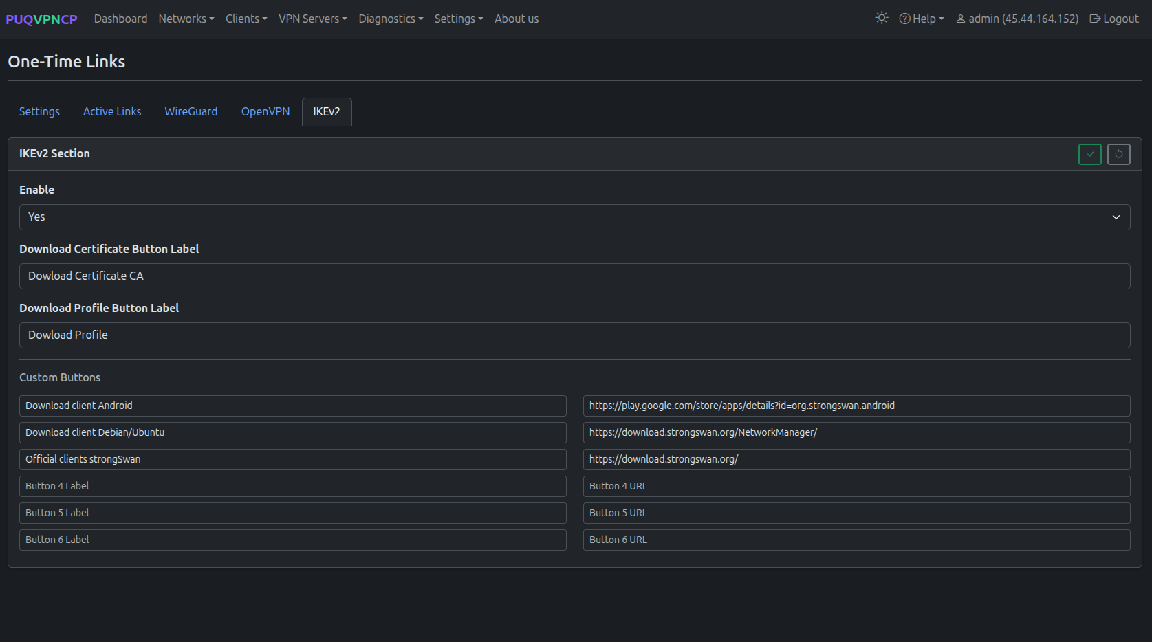 OpenVPN OTL config