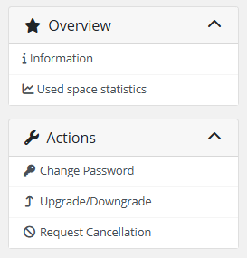 Disk statistics chart