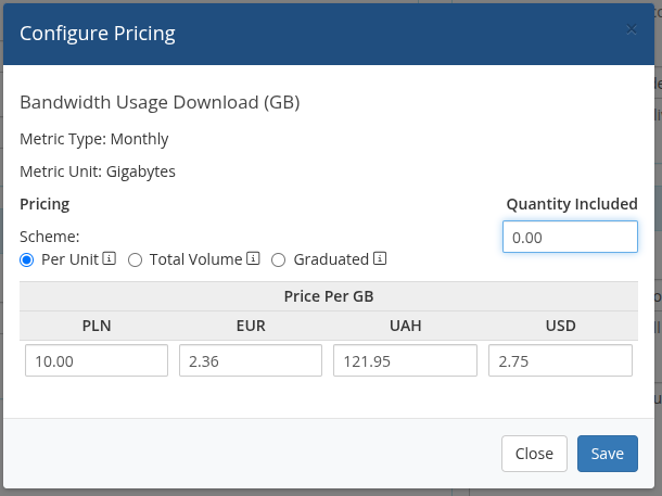 Configure Pricing (Download)