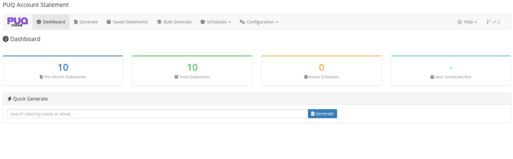 Admin area interface overview